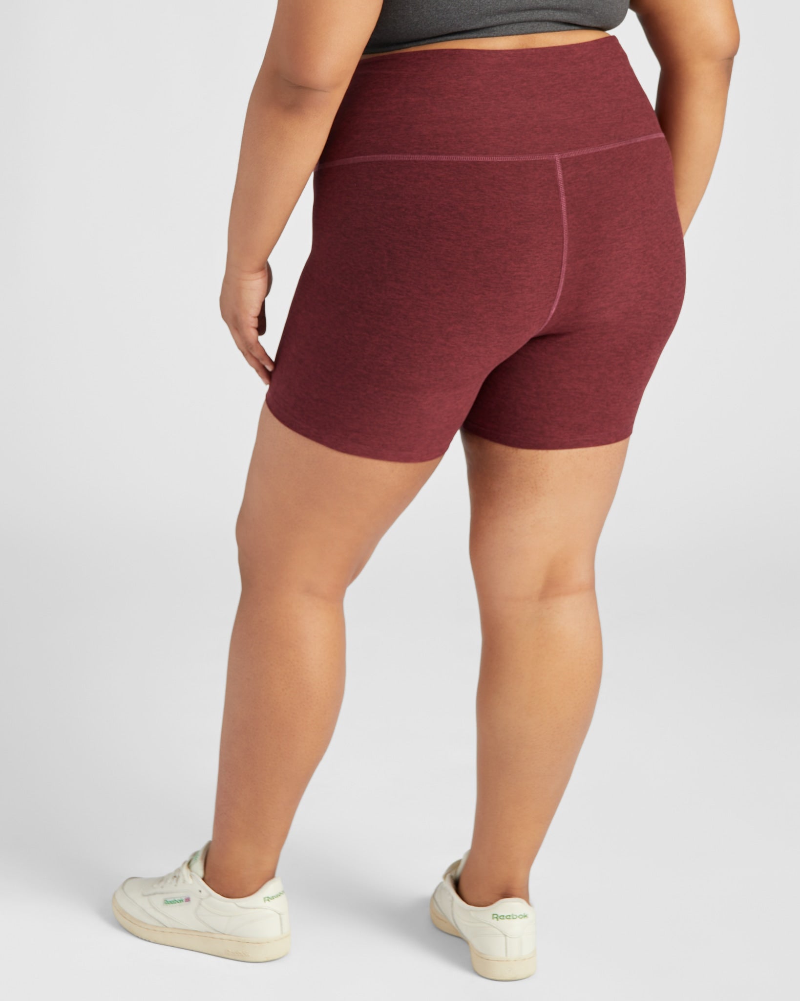 Red Wine $|& Interval Spacedye Bike Short - SOF Back