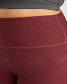 Red Wine $|& Interval Spacedye Bike Short - SOF Detail