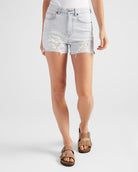 Light Wash $|& Herizon Miley Cut Off Short - SOF Front