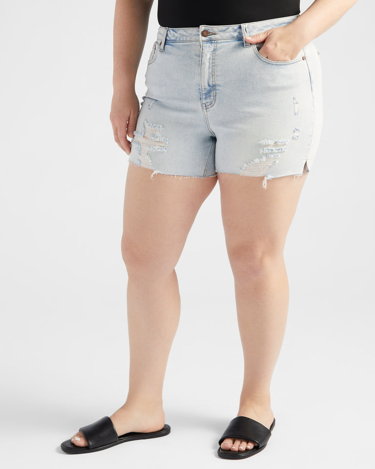 Plus Size Miley Cut Off Short