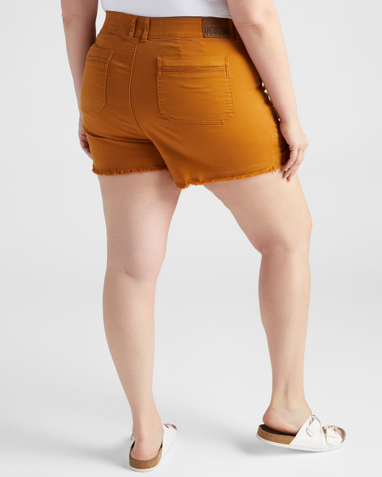 Cathay Spice Ochre $|& Herizon Gwen High Rise Utility Short - SOF Back