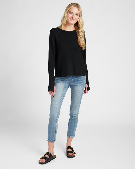 Black $|& Herizon Wanderer Thumbhole Tunic - SOF Full Front