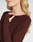 Chocolate $|& Herizon Wanderer Thumbhole Tunic - SOF Detail