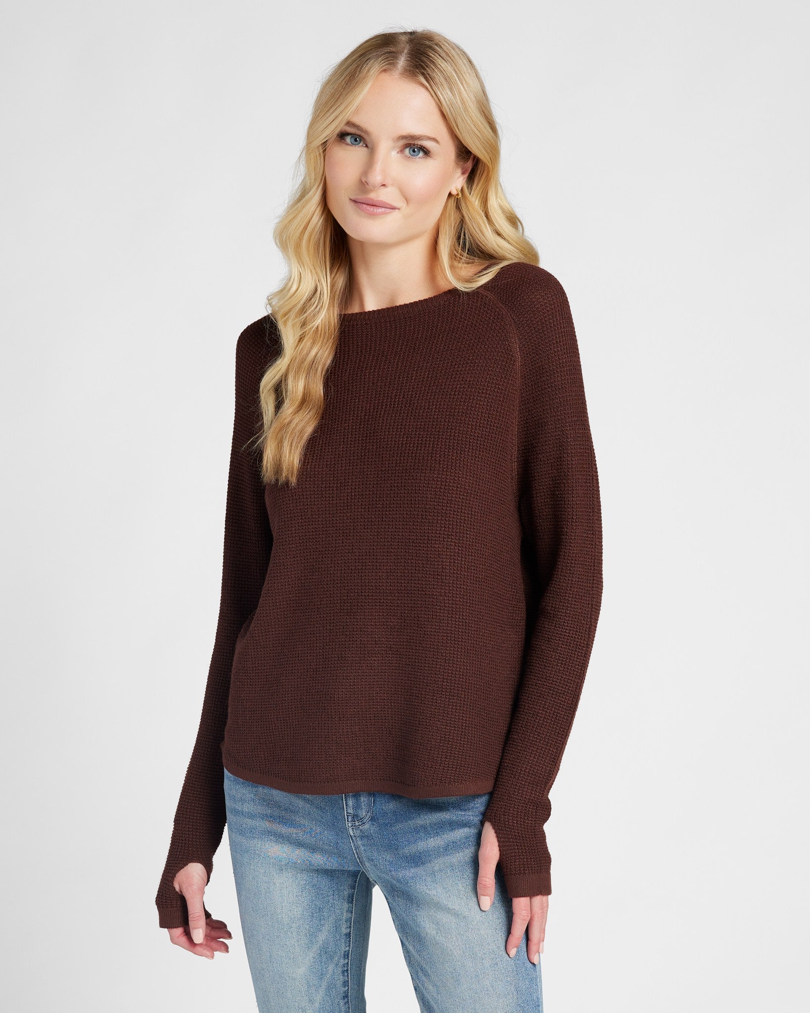 Herizon Wanderer Waffle Knit Thumbhole Tunic - Cozy & Warm – Wantable