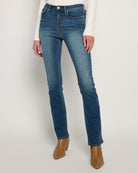 Dark Wash $|& SEAS Mariah Bootcut Jeans - SOF Front