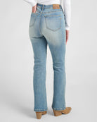 Medium Wash $|& Herizon Tobi High Rise Bootcut Jeans - SOF Back