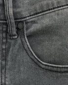 Grey 27" $|& Herizon Mazy High Rise Skinny Jeans - SOF Detail