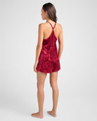 Scarlet $|& flora Rebecca Crushed Velour Set - SOF Back