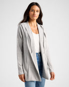 Heather Grey $|& SEAS Over The Falls Cardigan - SOF Front