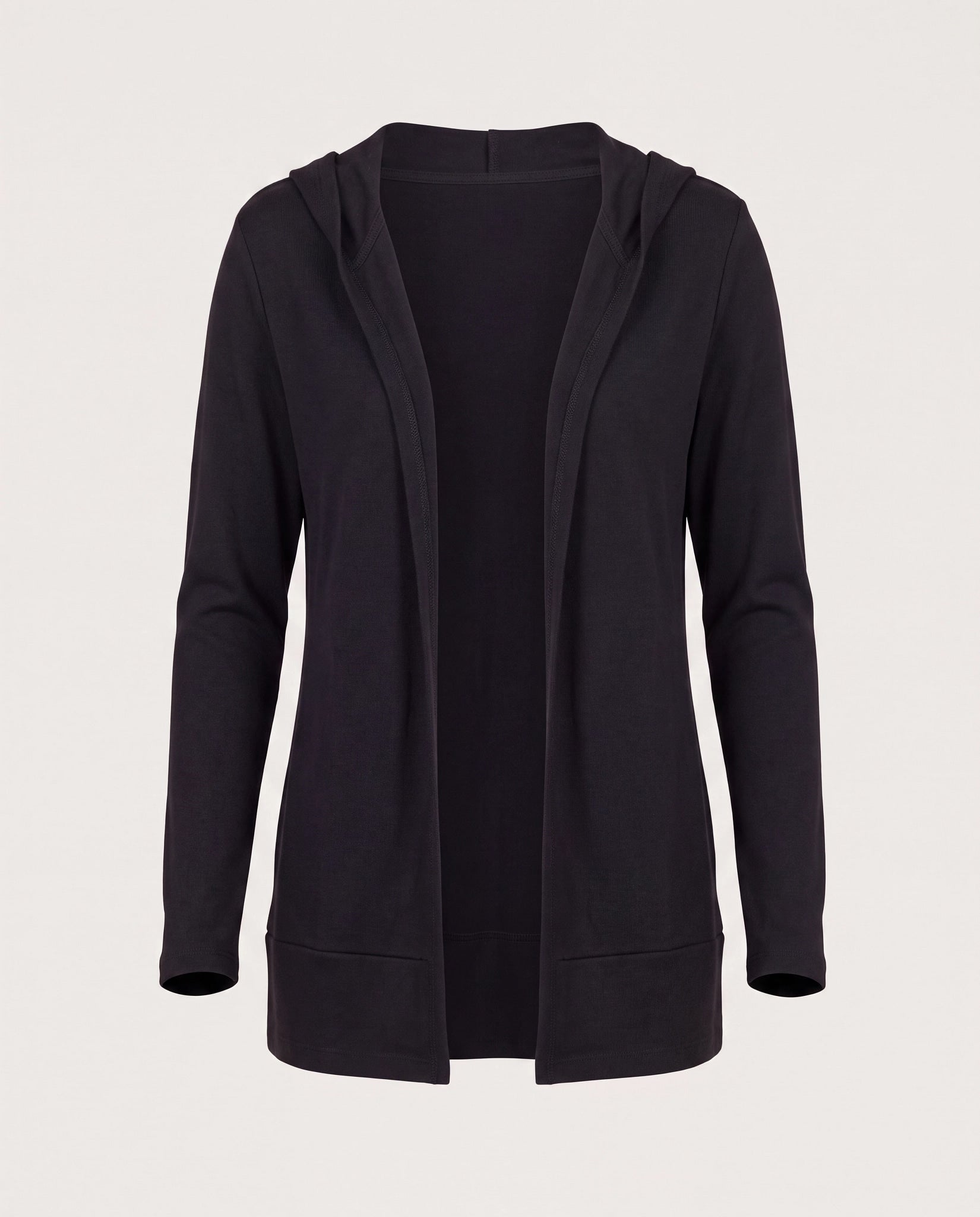 Black $|& SEAS Over The Falls Cardigan - Hanger Detail