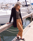 Black $|& SEAS Over The Falls Cardigan - SOF Side