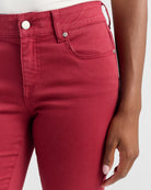 Rosewood $|& SEAS Cyndi Cuffed Ankle Skinny Jeans - SOF Detail