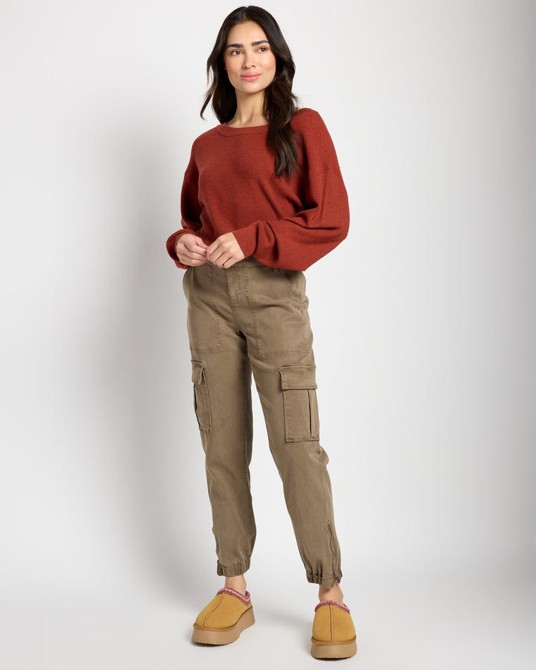 Coriander Green $|& Herizon Niki Cargo Pant - UGC On Fig