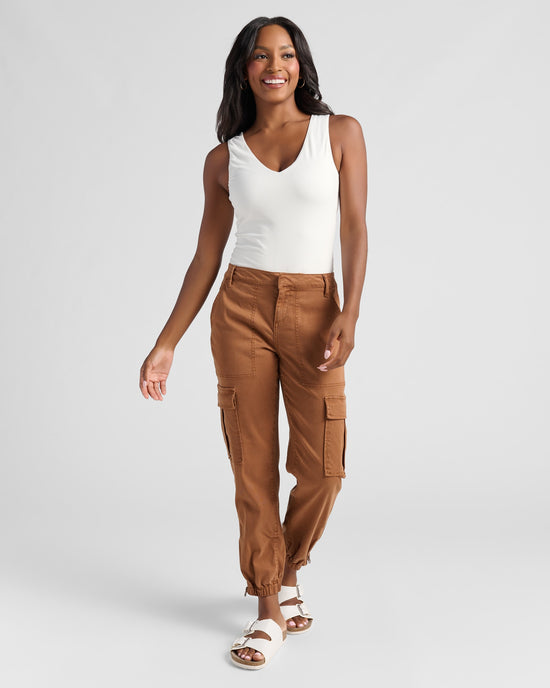 Toffee $|& Herizon Niki Cargo Pant - SOF Full Front