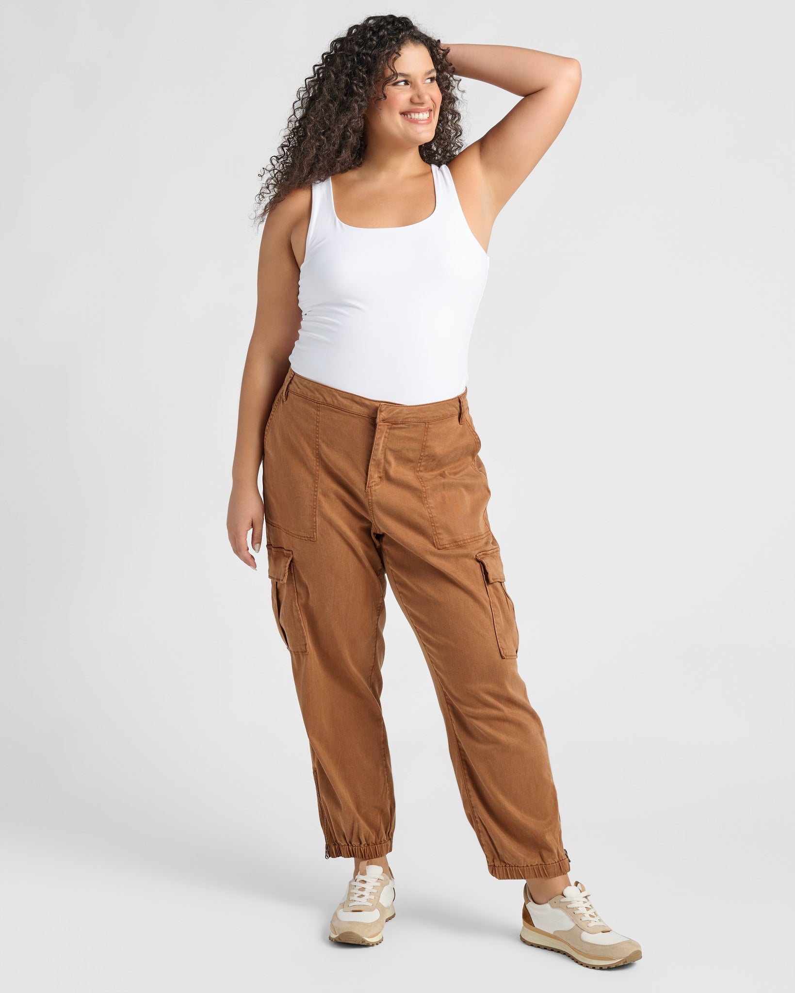 Toffee $|& Herizon Niki Cargo Pant - SOF Full Front