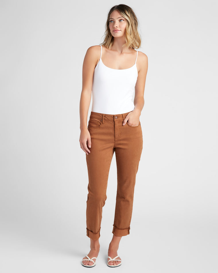 Toffee $|& Herizon Lana Cropped Straight Leg Jeans - SOF Full Front