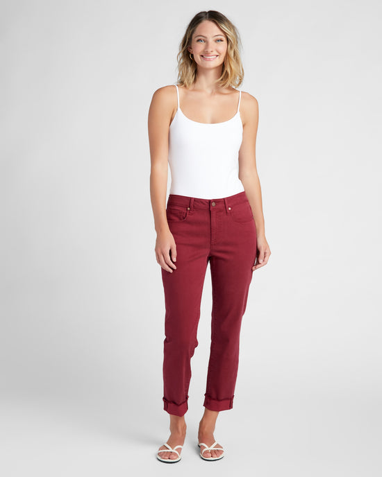 Rosewood $|& Herizon Lana Cropped Straight Leg Jeans - SOF Full Front