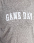 Heather Grey $|& Interval Graphic Muscle Tank - Game Day - SOF Detail