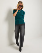Spruced Up $|& SEAS Pacific Puff Short Sleeve Crew Neck - VOF Side