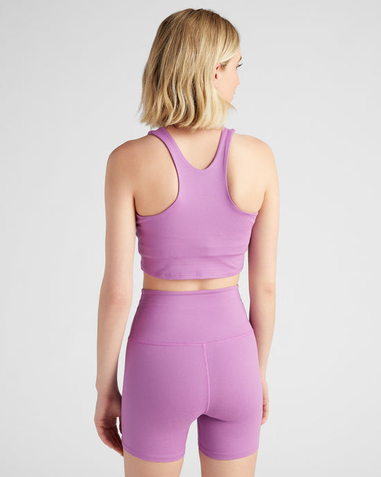 Very Grape $|& Interval Motion Racerback Sports Bra - SOF Back