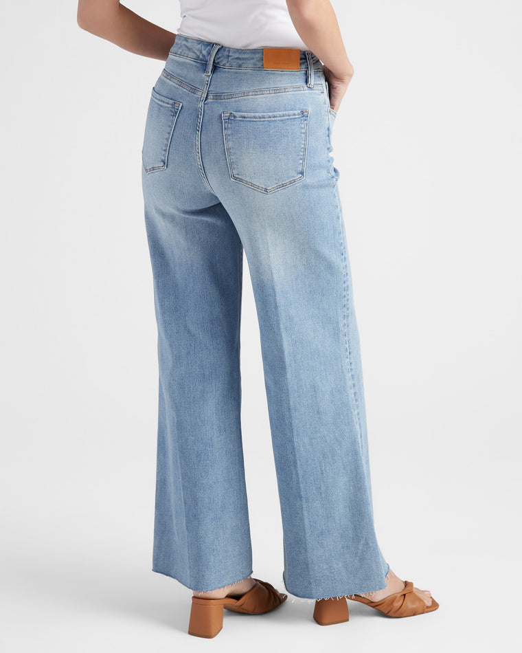 Arctic Denim $|& Dear John Fiona Wide Leg Jeans - SOF Back