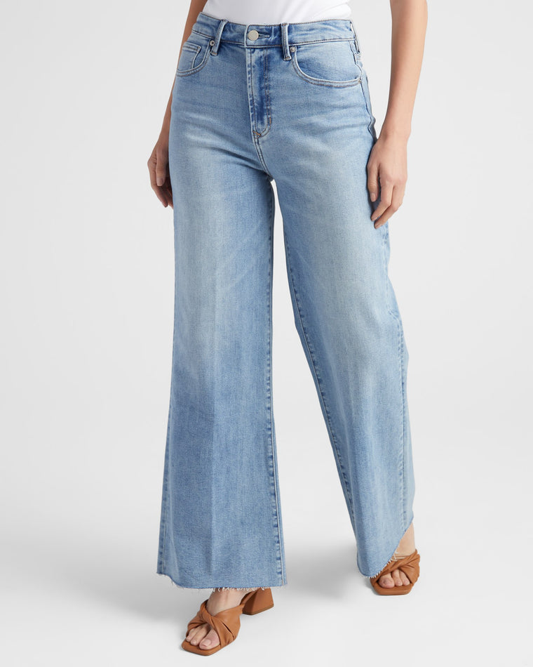 Arctic Denim $|& Dear John Fiona Wide Leg Jeans - SOF Front