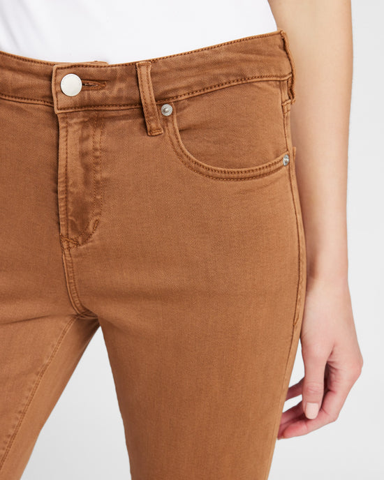 Burnt Sienna $|& Dear John Gisele Skinny Jeans - SOF Detail