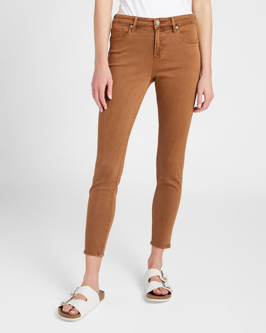 Burnt Sienna $|& Dear John Gisele Skinny Jeans - SOF Front