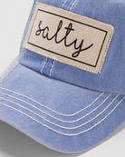 Denim Blue $|& David & Young Salty Mesh Back Baseball Cap - SOF Detail