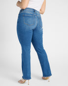 Walking on Sunshine $|& Vervet High Rise Slim Bootcut Jeans - SOF Back
