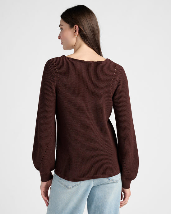 Espresso $|& Gentle Fawn Hailey Sweater - SOF Back