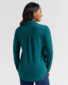 Heather Ocean $|& Thread & Supply Lewis Shirt - SOF Back