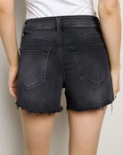 Alternated $|& Vervet Mid Rise Shorts with Side Slit - SOF Back