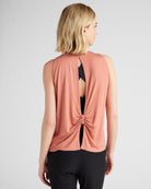 Peach Blossom $|& Interval Split Back Tank - SOF Back
