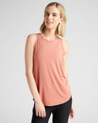 Peach Blossom $|& Interval Split Back Tank - SOF Front