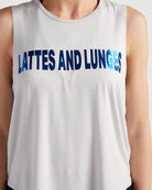 Stone $|& Interval Lattes & Lunges Graphic Tank - SOF Detail