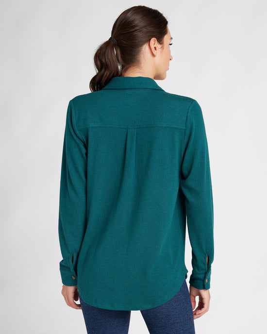 Heather Ocean $|& Thread & Supply Lewis Shirt - SOF Back