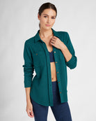 Heather Ocean $|& Thread & Supply Lewis Shirt - SOF Front