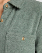 Heather Foliage $|& Thread & Supply Lewis Shirt - SOF Detail