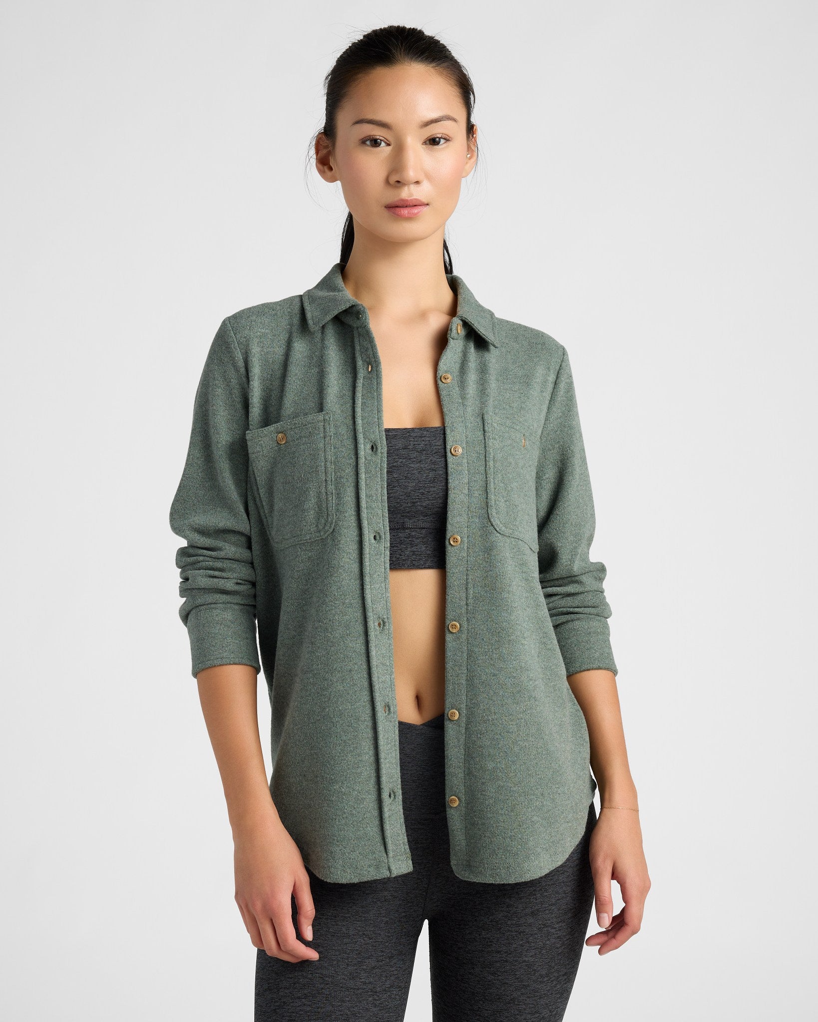 Heather Foliage $|& Thread & Supply Lewis Shirt - SOF Front