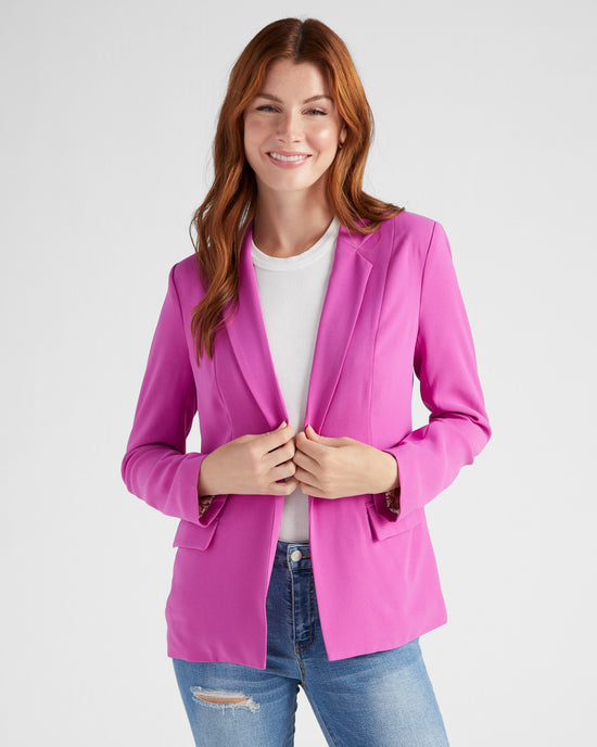 Mulberry $|& Skies Are Blue Boyfriend Blazer - SOF Front