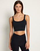 Black $|& Thrive Société Stash Pocket Bra - SOF Front