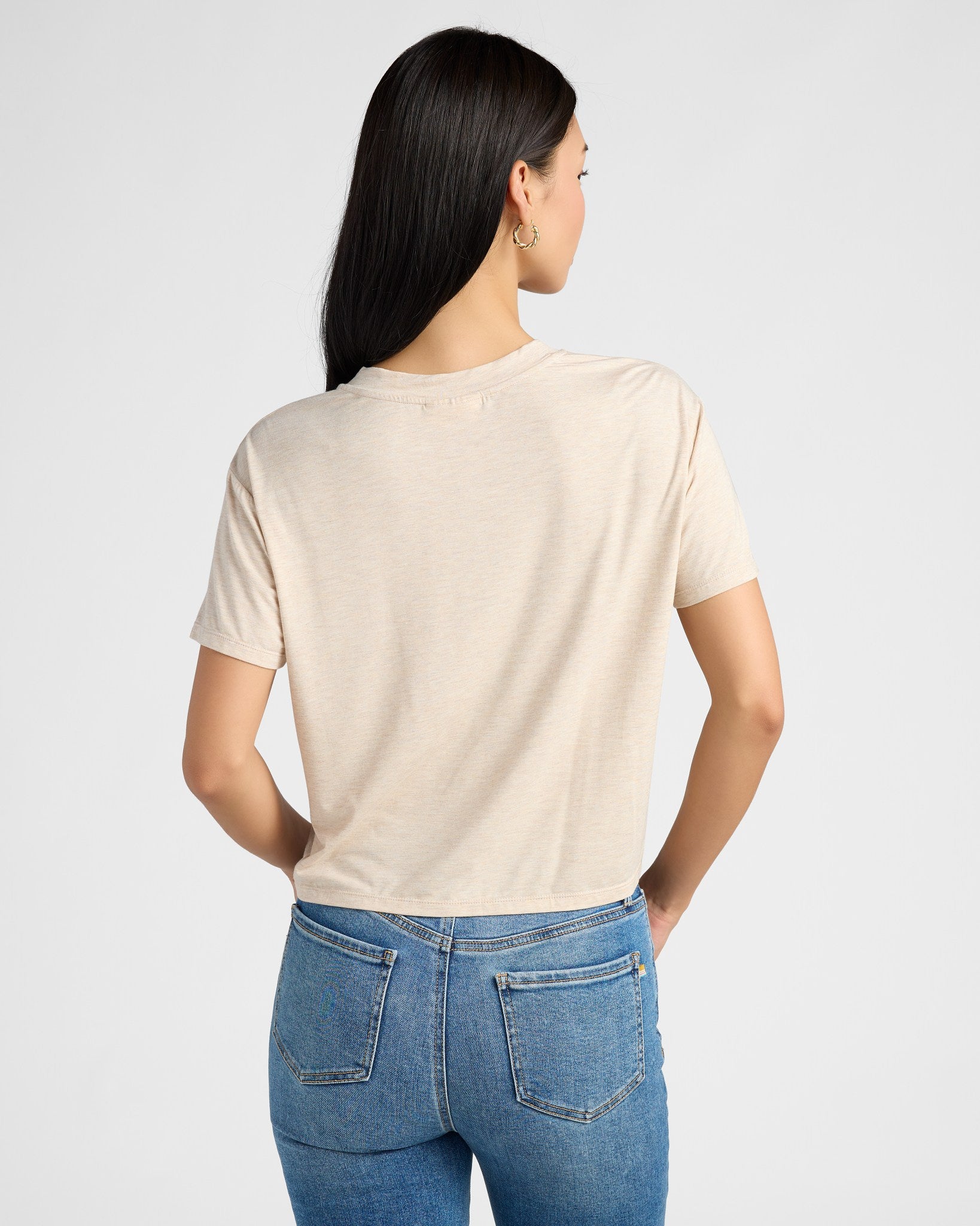 Marble $|& SEAS Newport Cropped Tee - SOF Back