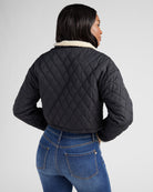 Black $|& Sadie & Sage Ashton Quilted Jacket - SOF Back