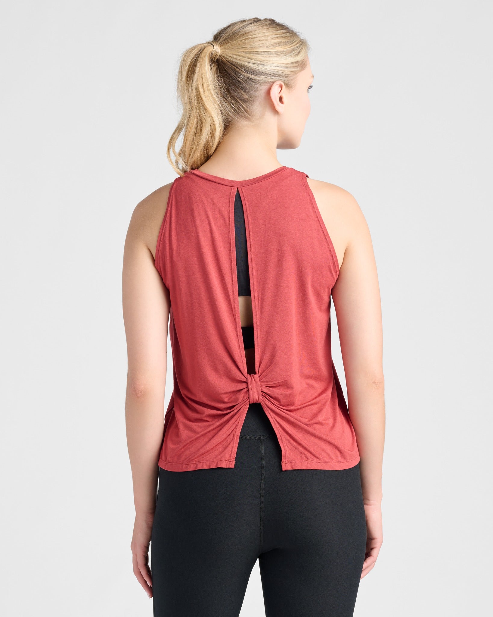 Rosewood $|& Interval Split Back Tank - SOF Back