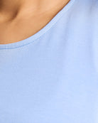 Denim $|& Interval Keyhole Back Tank - SOF Detail