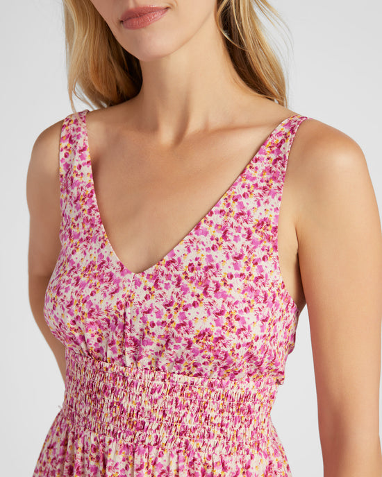 Pink Multi $|& The Pinch Print Midi Dress - SOF Detail