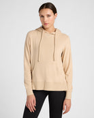 Heathered Oatmeal $|& Interval Hacci Hoodie - SOF Front