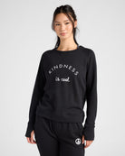 Black $|& Interval Kindness Graphic Pullover - SOF Front