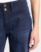 Summit Lake $|& Liverpool Wide Leg Trouser Jeans with Patch Pockets - SOF Detail